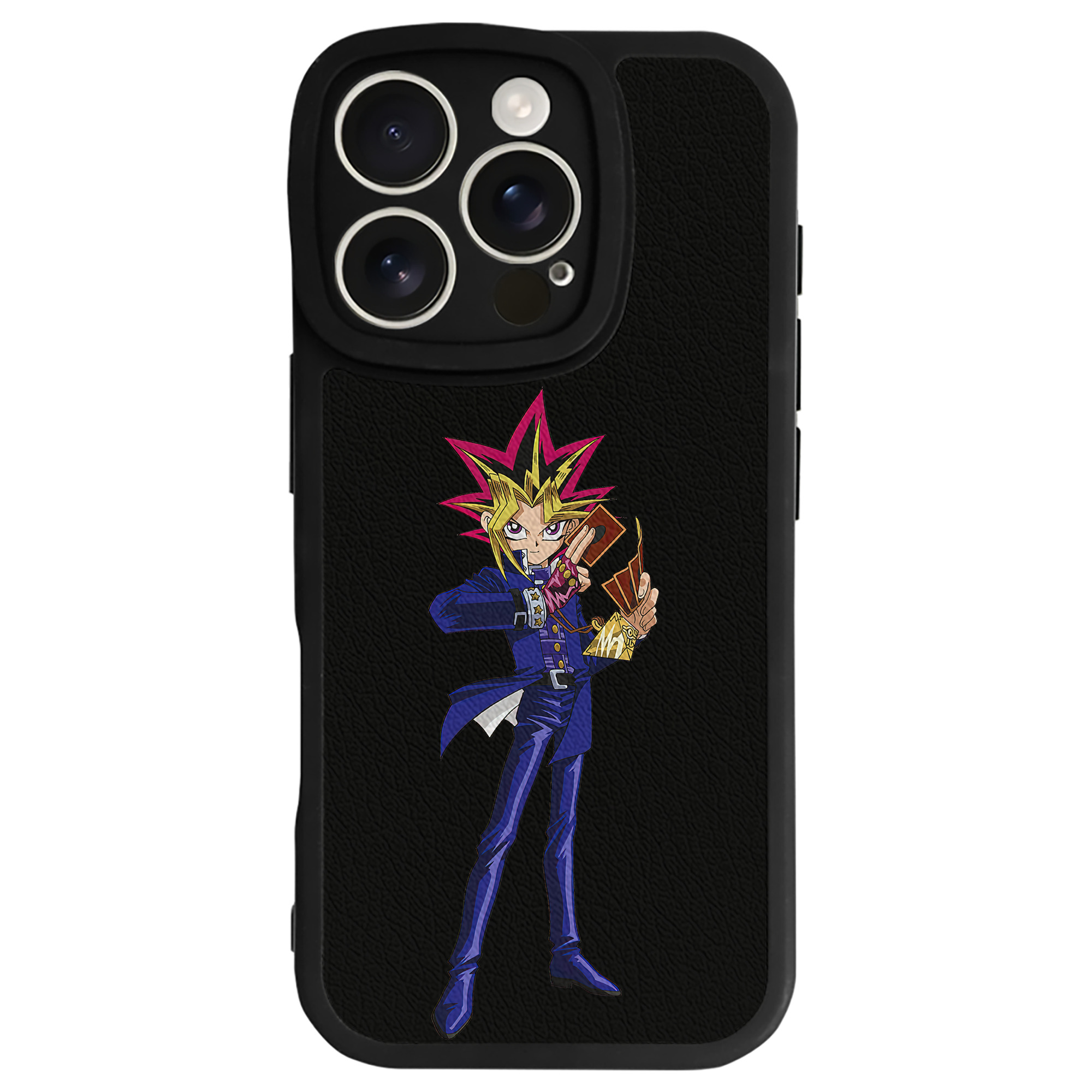 遊☆戯☆王 Yu-Gi-Oh! 【iPhone 16シリーズ対応】シリコンスマホケース（レザー調） 材質：シリコン